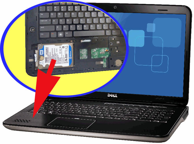 replacing hard drive in dell laptop